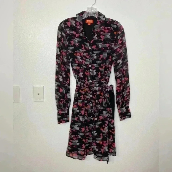 Kirna Zabete Printed Black Long Floral Dress - Picture 2 of 9